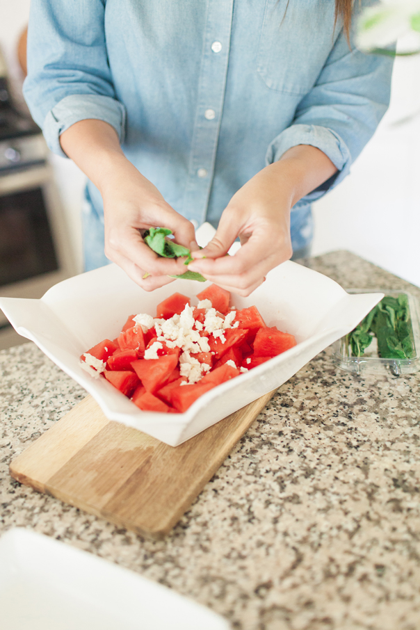 Easy to make Watermelon Feta Salad