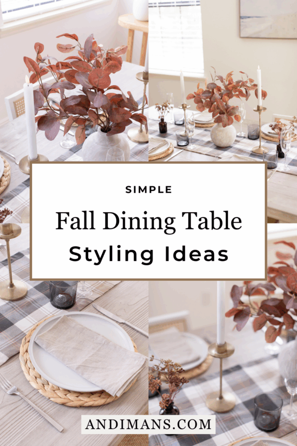Fall Dining table Styling Ideas
