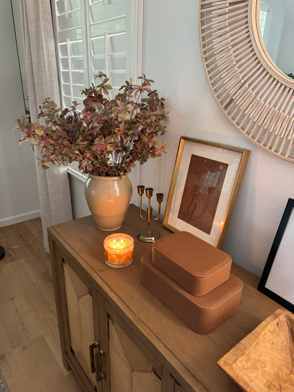 Fall Console Table Decor