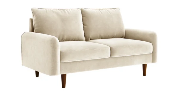 best small space sofa for apartment living room neutral decor
