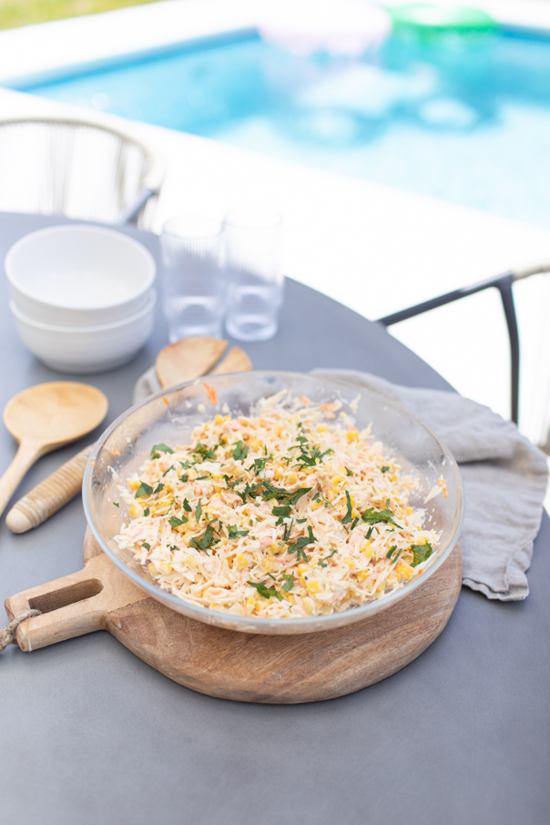 angel hair coleslaw