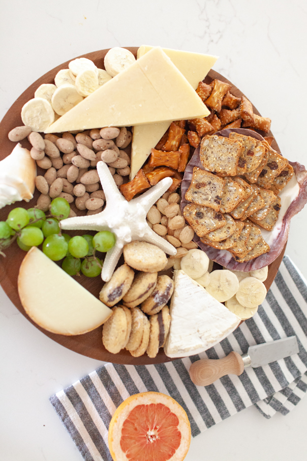 fruit and cheese platter