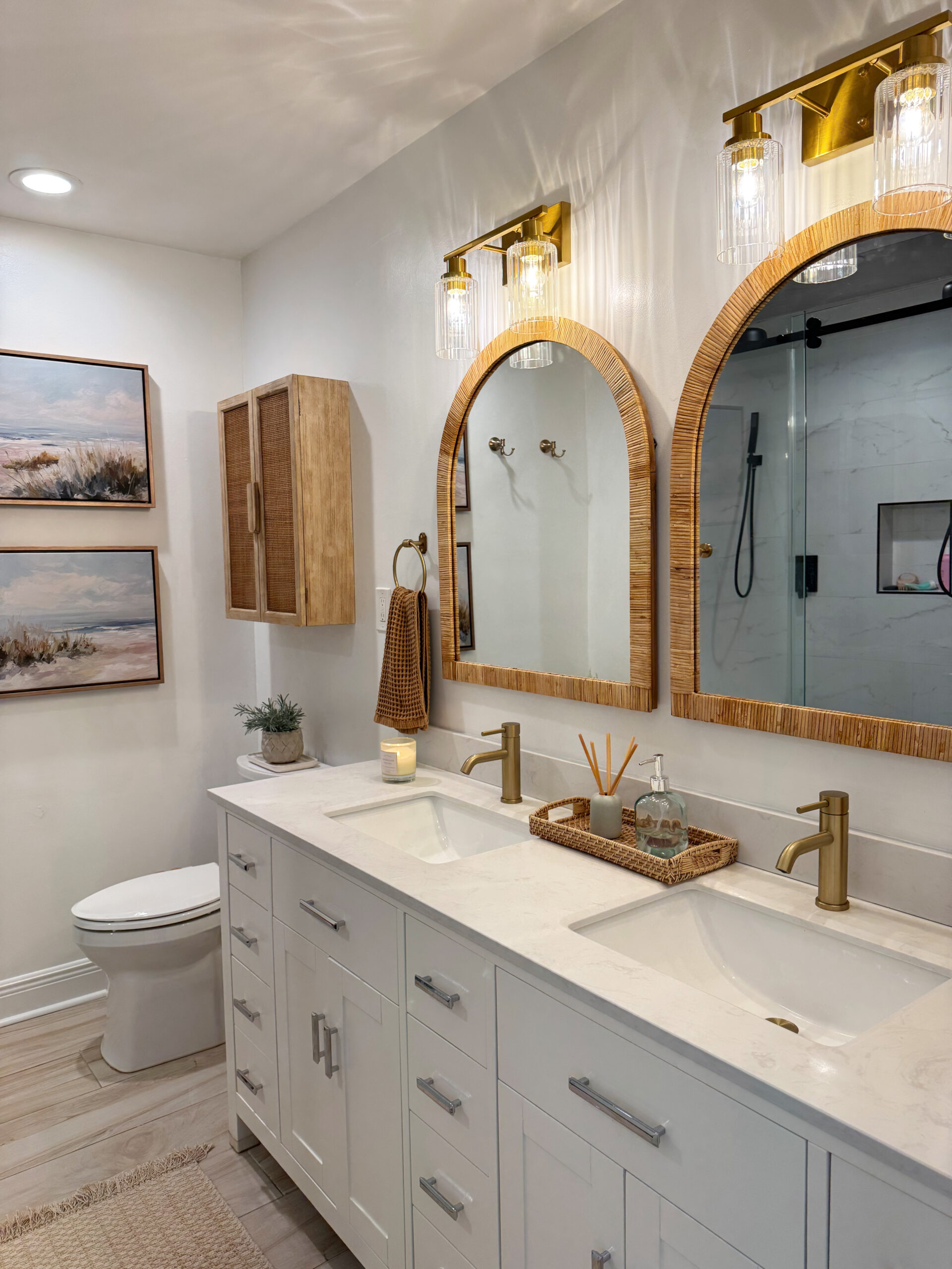 Earthy Bathroom Refresh