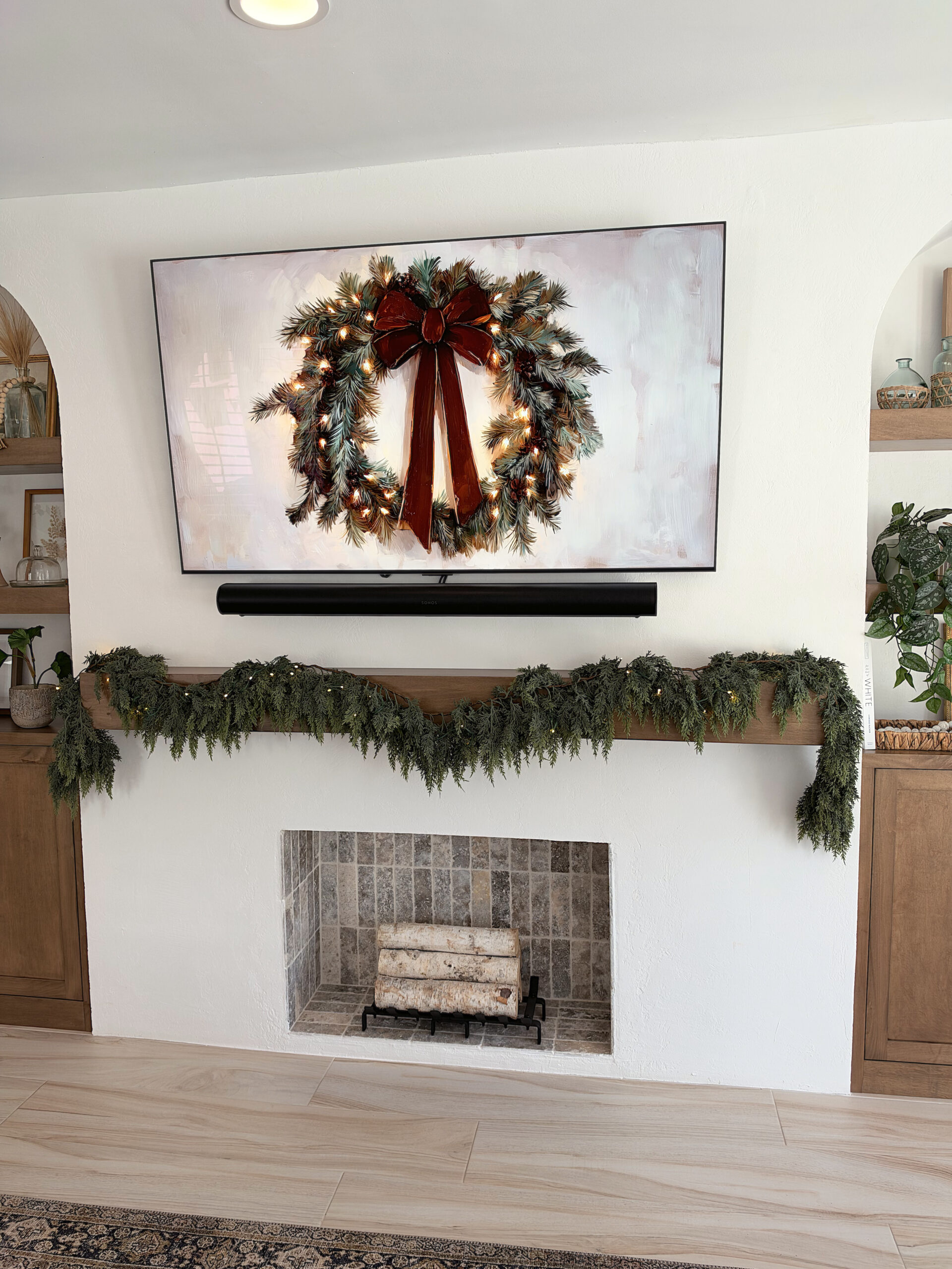Prelit Christmas Garland